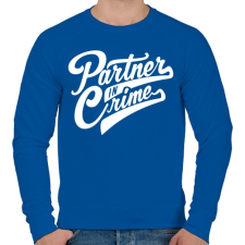 PRINTFASHION Bűntárs - Férfi pulóver - Királykék férfi pulóver, kardigán