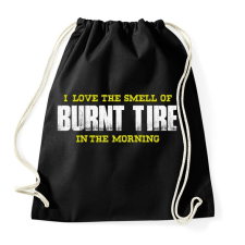 PRINTFASHION Burnt Tire - Sportzsák, Tornazsák - Fekete tornazsák