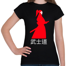 PRINTFASHION Bushido - Női póló - Fekete női póló