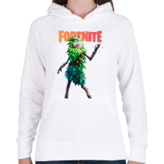 PRINTFASHION Bushranger Fortnite - Női kapucnis pulóver - Fehér