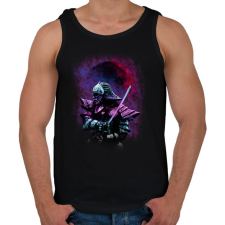 PRINTFASHION Busidó - Férfi atléta - Fekete atléta, trikó