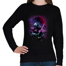 PRINTFASHION Busidó - Női pulóver - Fekete