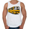 PRINTFASHION Busz - Férfi atléta - Fehér