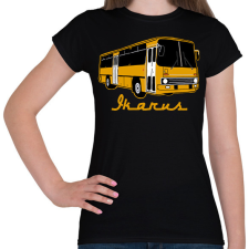 PRINTFASHION busz - Női póló - Fekete női póló