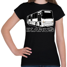 PRINTFASHION Busz - Női póló - Fekete női póló