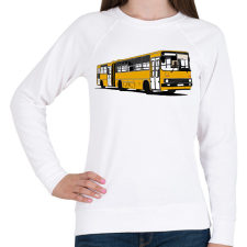 PRINTFASHION Busz - Női pulóver - Fehér női pulóver, kardigán