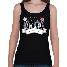 PRINTFASHION Büszke anya vagyok - Női atléta - Fekete