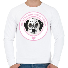 PRINTFASHION Büszke gazdi: Dalmata - Férfi pulóver - Fehér férfi pulóver, kardigán