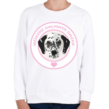 PRINTFASHION Büszke gazdi: Dalmata - Gyerek pulóver - Fehér gyerek pulóver, kardigán
