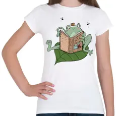 PRINTFASHION Büszkeség és békaélet - Női póló - Fehér