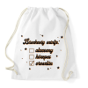 PRINTFASHION Büszkeség szintje - Sportzsák, Tornazsák - Fehér