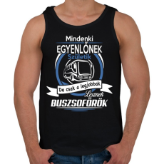 PRINTFASHION Buszsofőr - Férfi atléta - Fekete