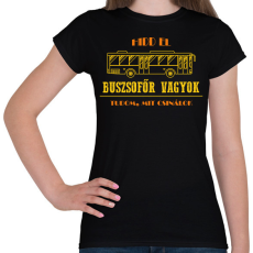 PRINTFASHION Buszsofőr vagyok - Női póló - Fekete