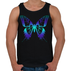 PRINTFASHION Butterfly - Férfi atléta - Fekete