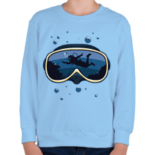 PRINTFASHION Búvárkodás világa - Gyerek pulóver - Világoskék gyerek pulóver, kardigán