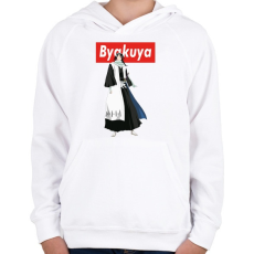 PRINTFASHION Byakuya  - Gyerek kapucnis pulóver - Fehér