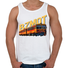 PRINTFASHION BZMOT - Férfi atléta - Fehér