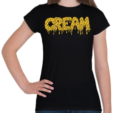 PRINTFASHION C.R.E.A.M. - Női póló - Fekete női póló