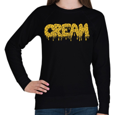 PRINTFASHION C.R.E.A.M. - Női pulóver - Fekete női pulóver, kardigán