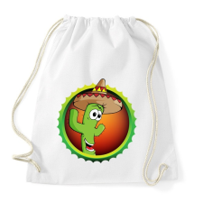 PRINTFASHION Cactus - Sportzsák, Tornazsák - Fehér tornazsák