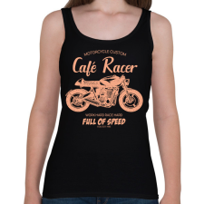 PRINTFASHION café racer - Női atléta - Fekete női trikó