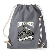 PRINTFASHION Caferacer - Sportzsák, Tornazsák - Grafitszürke tornazsák
