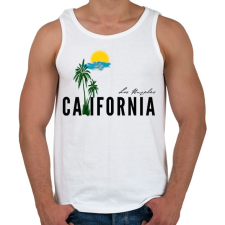 PRINTFASHION california - Férfi atléta - Fehér atléta, trikó