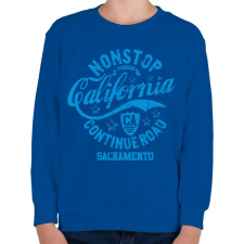 PRINTFASHION CALIFORNIA SACRAMENTO - Gyerek pulóver - Királykék gyerek pulóver, kardigán