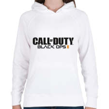 PRINTFASHION Call of Duty: Black Ops 2 - Női kapucnis pulóver - Fehér női pulóver, kardigán