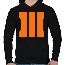 PRINTFASHION Call of Duty: Black Ops 3 - Férfi kapucnis pulóver - Fekete