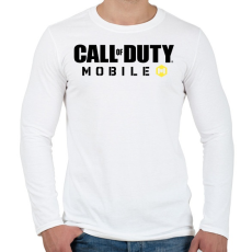 PRINTFASHION Call of Duty: Mobile - Férfi hosszú ujjú póló - Fehér