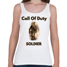 PRINTFASHION call of duty soldier - Női atléta - Fehér női trikó