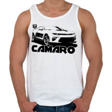 PRINTFASHION Camaro - Férfi atléta - Fehér atléta, trikó