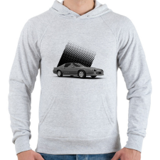 PRINTFASHION camaro - Férfi kapucnis pulóver - Sport szürke férfi pulóver, kardigán