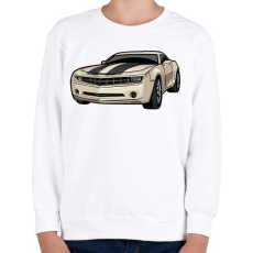 PRINTFASHION Camaro - Gyerek pulóver - Fehér