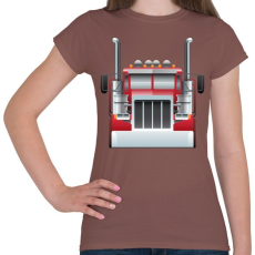 PRINTFASHION Camion - Női póló - Mogyoróbarna