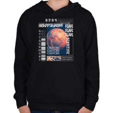 PRINTFASHION Cancer - Streetwear sryle - Gyerek kapucnis pulóver - Fekete gyerek pulóver, kardigán