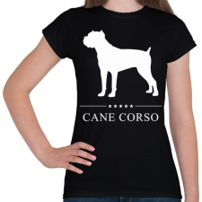 PRINTFASHION Cane Corso - Női póló - Fekete női póló