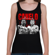 PRINTFASHION Canelo Alvarez - Női atléta - Fekete