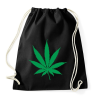 PRINTFASHION Cannabis  - Sportzsák, Tornazsák - Fekete