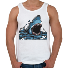 PRINTFASHION CÁPA - Férfi atléta - Fehér