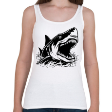 PRINTFASHION cápa - Női atléta - Fehér