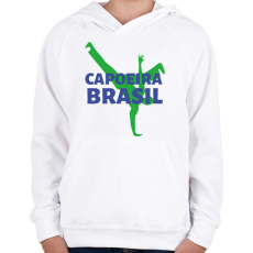 PRINTFASHION CAPOEIRA BRASIL - Gyerek kapucnis pulóver - Fehér