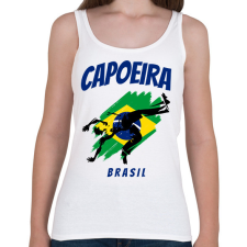 PRINTFASHION CAPOEIRA BRASIL - Női atléta - Fehér női trikó