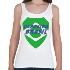 PRINTFASHION CAPOEIRA BRASIL - Női atléta - Fehér női trikó