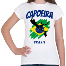 PRINTFASHION CAPOEIRA BRASIL - Női póló - Fehér női póló