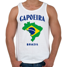 PRINTFASHION CAPOEIRA BRAZIL - Férfi atléta - Fehér