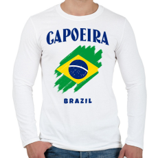 PRINTFASHION CAPOEIRA BRAZIL - Férfi hosszú ujjú póló - Fehér