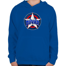 PRINTFASHION CAPTAIN BÚVÁR - Gyerek kapucnis pulóver - Királykék