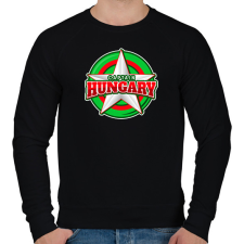 PRINTFASHION CAPTAIN HUNGARY - Férfi pulóver - Fekete férfi pulóver, kardigán